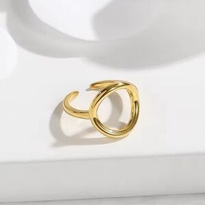Circle Ring | Yellow Gold over 925 Sterling Silver